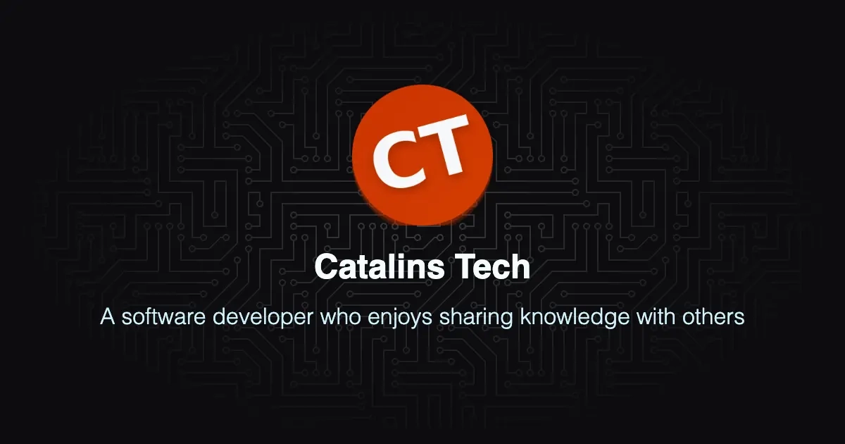 Open Graph image example by catalins.tech