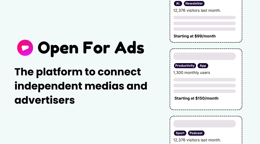 Open Graph image example by Open For Ads