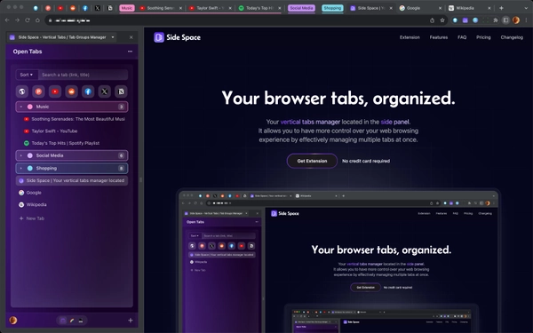 Open Graph image example by Side Space