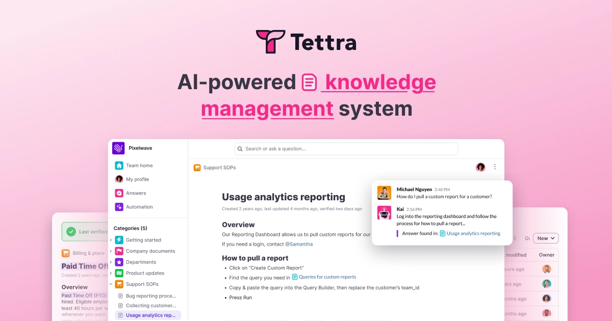 Open Graph image example by Tettra