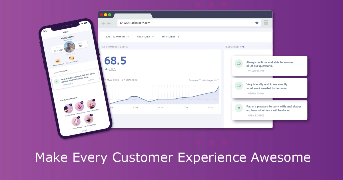 Open Graph image example by AskNicely