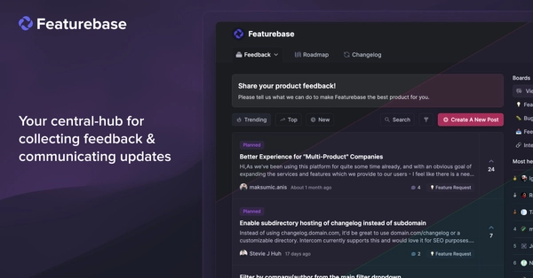 Open Graph image example by Featurebase